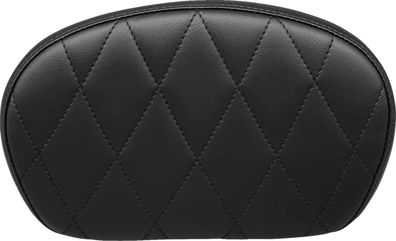 LE PERA Sissy Bar Pad - Medium - Diamond - Dull Black L-SBP02DM-DULL