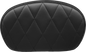 LE PERA Sissy Bar Pad - Medium - Diamond - Dull Black L-SBP02DM-DULL