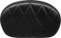 LE PERA Sissy Bar Pad - Medium - Diamond - Shiny Black L-SBP02DM-SH