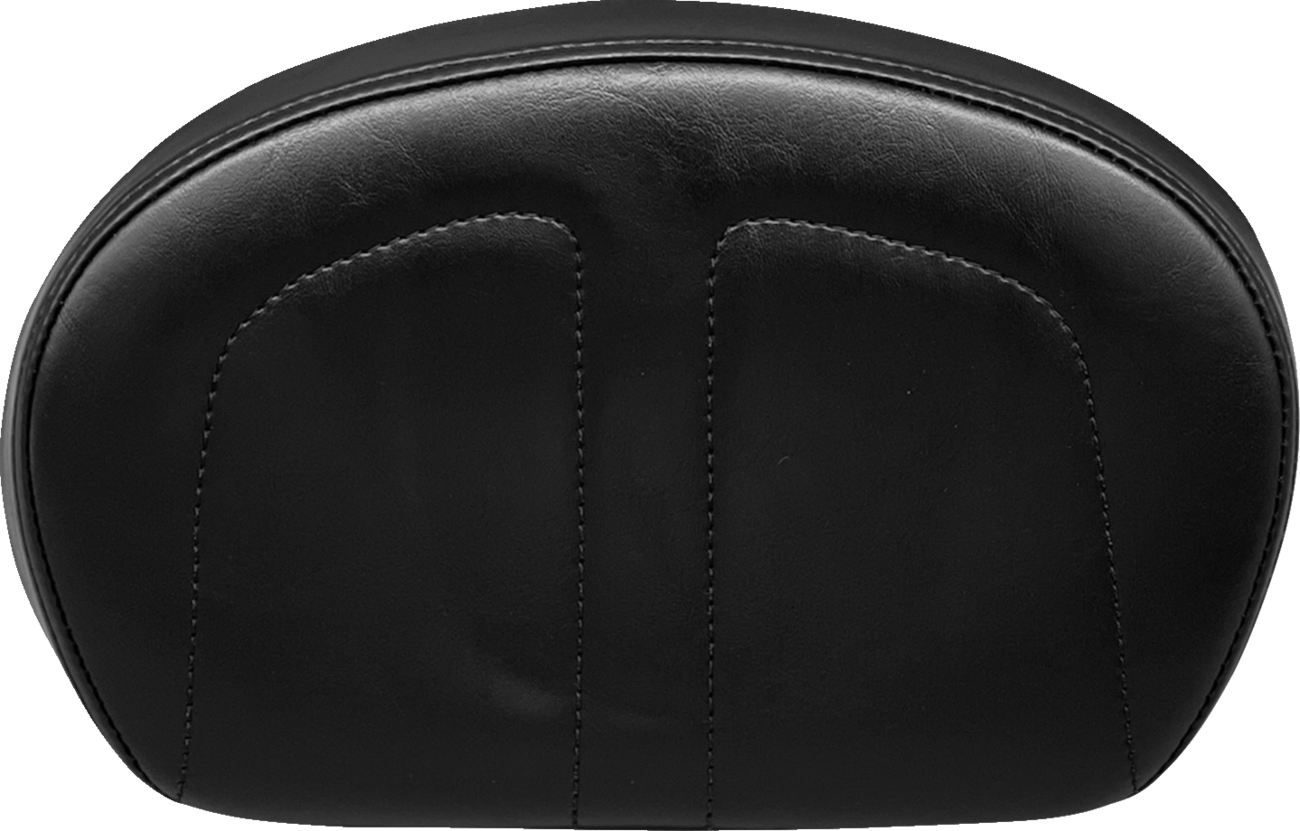 LE PERA Sissy Bar Pad - Medium - Maverick - Shiny Black L-SBP02MAV-SH