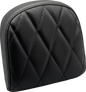 LE PERA Sissy Bar Pad - Small - Diamond - Dull Black L-SBP03DM-DULL