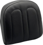 LE PERA Sissy Bar Pad - Small - Maverick - Dull Black L-SBP03MAV-DULL