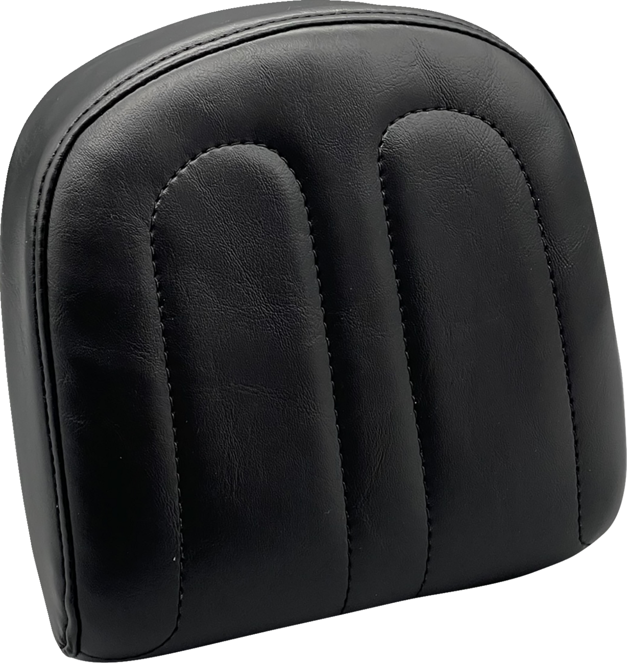 LE PERA Sissy Bar Pad - Small - Maverick - Shiny Black L-SBP03MAV-SH