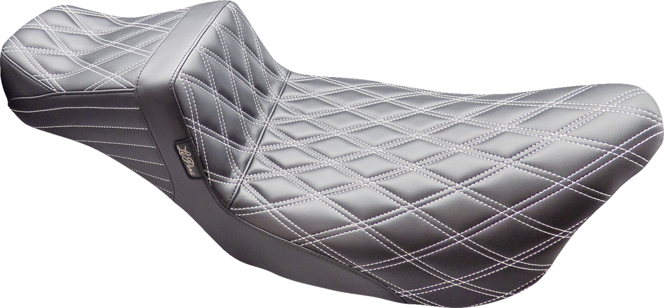LE PERA Tailwhip Daddy Long Legs Seat - Double Diamond w/ Titanium Thread - FL '08-'24 LK-587DLDD-TTM