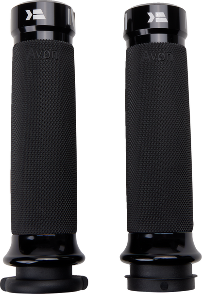 KHROME WERKS Klassic Grips - Custom Contour - TBW - Black 500180