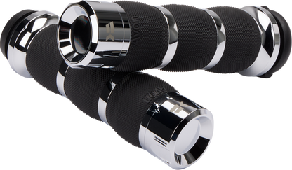 KHROME WERKS Klassic Grips - Air Cushion - TBW - Chrome 500195