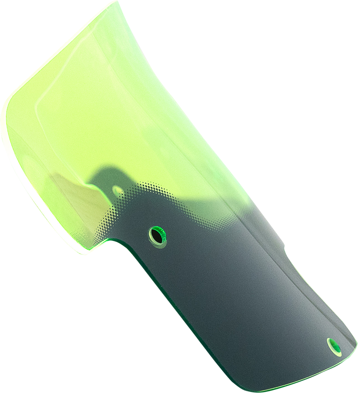 KLOCK WERKS Ice Flare® Windshield - 8" - Green Ice - '20-'25 Indian KWW-04-0621