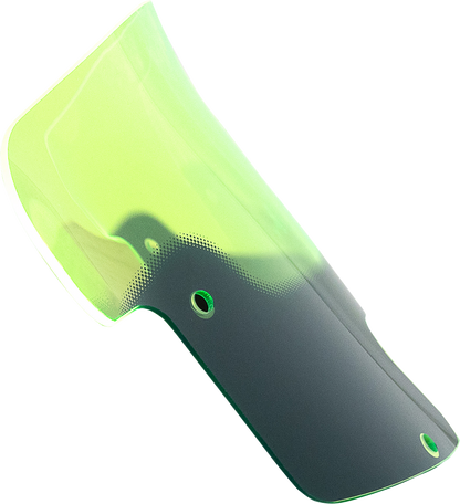 KLOCK WERKS Ice Flare® Windshield - 8" - Green Ice - '20-'25 Indian KWW-04-0621