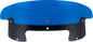 KLOCK WERKS Kolor Flare™ Windshield - 8" - Blue - Indian KWW-04-0623