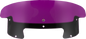 KLOCK WERKS Kolor Flare™ Windshield - 8" - Purple - Indian KWW-04-0624