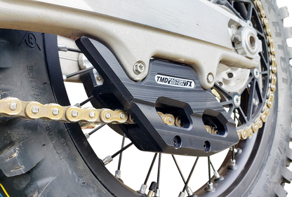 T.M. DESIGNWORKS Factory Edition Chain Guide With Replacement Wear Pad - Black - Gas Gas/Husqvarna/KTM RCG-KT5-BK