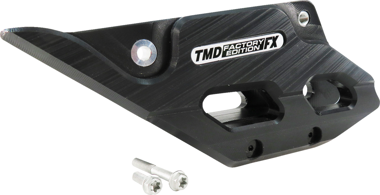 T.M. DESIGNWORKS Factory Edition Chain Guide With Replacement Wear Pad - Black - Gas Gas/Husqvarna/KTM RCG-KT5-BK