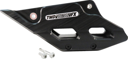 T.M. DESIGNWORKS Factory Edition Chain Guide With Replacement Wear Pad - Black - Gas Gas/Husqvarna/KTM RCG-KT5-BK