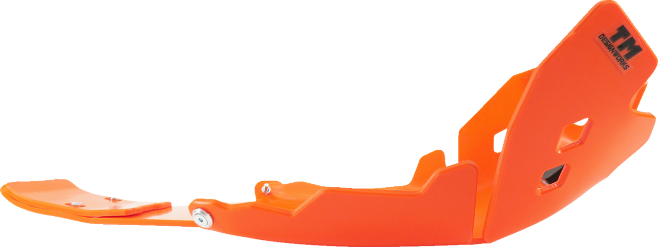 T.M. DESIGNWORKS Skid Plate - Orange - Gas Gas | Husqvarna | KTM KHLG-258-OR