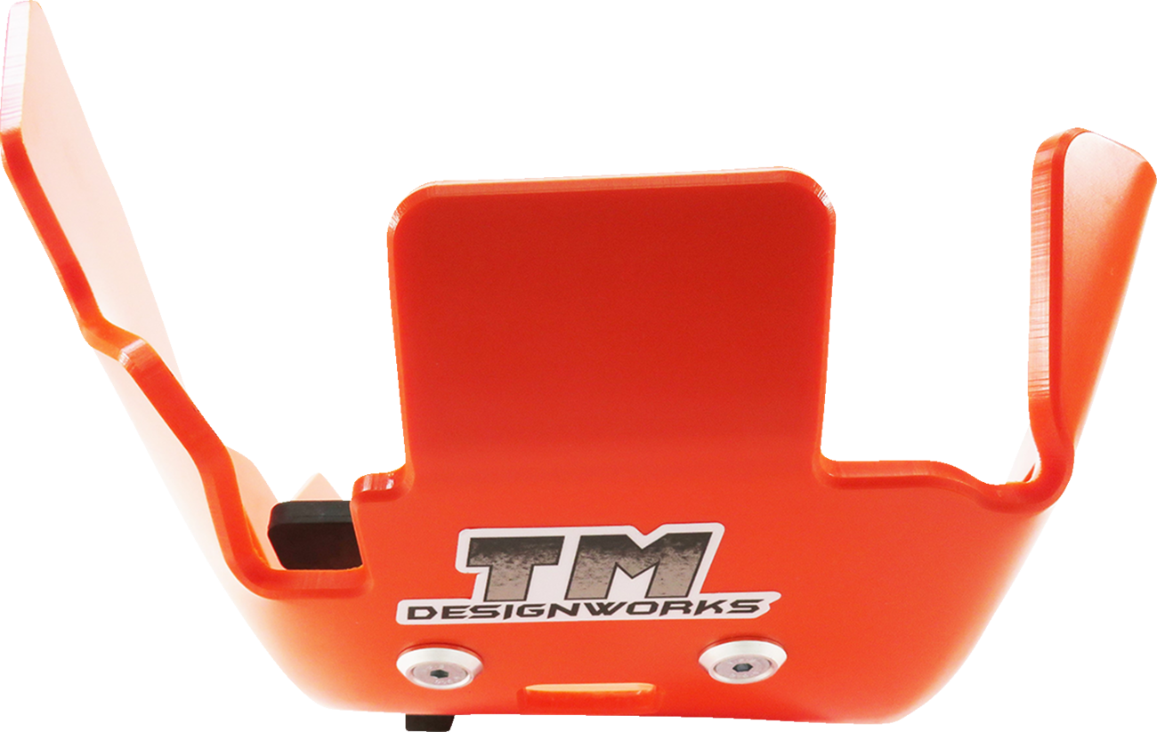 T.M. DESIGNWORKS Skid Plate - Orange - Gas Gas | Husqvarna | KTM KHLG-258-OR