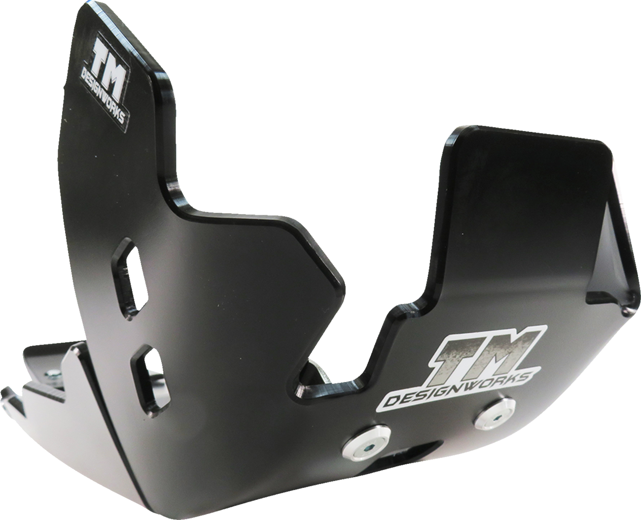 T.M. DESIGNWORKS Skid Plate - Black - Gas Gas | Husqvarna | KTM KHLG-258-BK