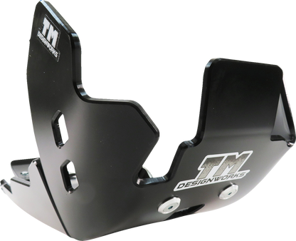 T.M. DESIGNWORKS Skid Plate - Black - Gas Gas | Husqvarna | KTM KHLG-258-BK