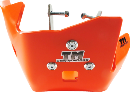 T.M. DESIGNWORKS Skid Plate - Orange - Gas Gas | Husqvarna | KTM KHLG-362-OR