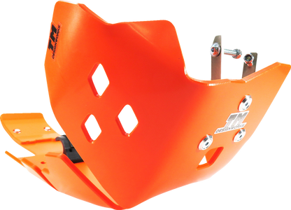 T.M. DESIGNWORKS Skid Plate - Orange - Gas Gas | Husqvarna | KTM KHLG-362-OR
