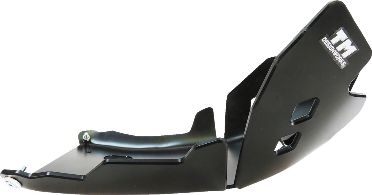 T.M. DESIGNWORKS Skid Plate - Black - Gas Gas | Husqvarna | KTM KTMC-258-BK