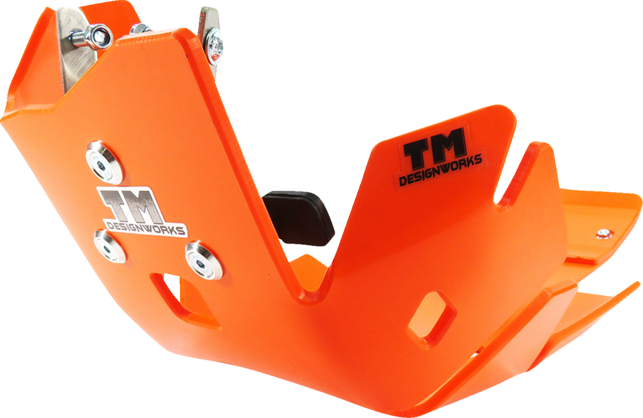 T.M. DESIGNWORKS Skid Plate - Orange - Gas Gas | Husqvarna | KTM KHLG-362-OR