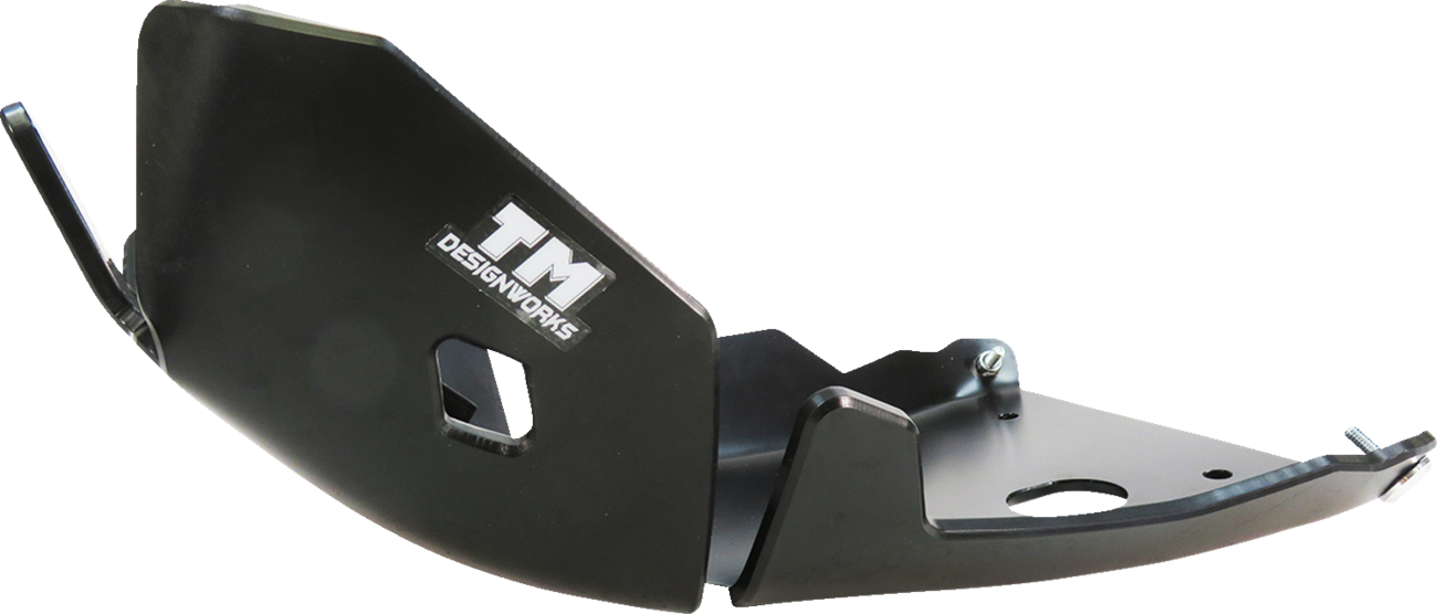 T.M. DESIGNWORKS Skid Plate - Black - Gas Gas | Husqvarna | KTM KTMC-258-BK