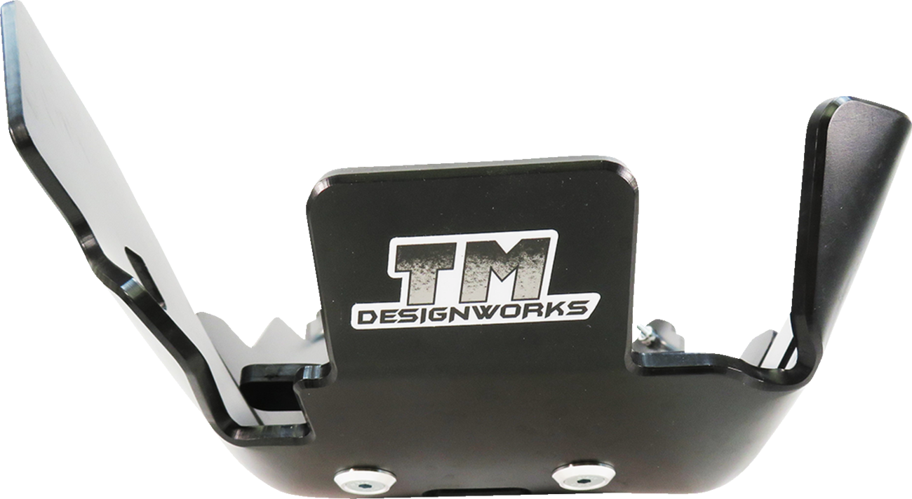 T.M. DESIGNWORKS Skid Plate - Black - Gas Gas | Husqvarna | KTM KTMC-258-BK