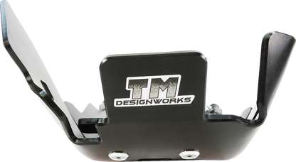 T.M. DESIGNWORKS Skid Plate - Black - Gas Gas | Husqvarna | KTM KTMC-258-BK