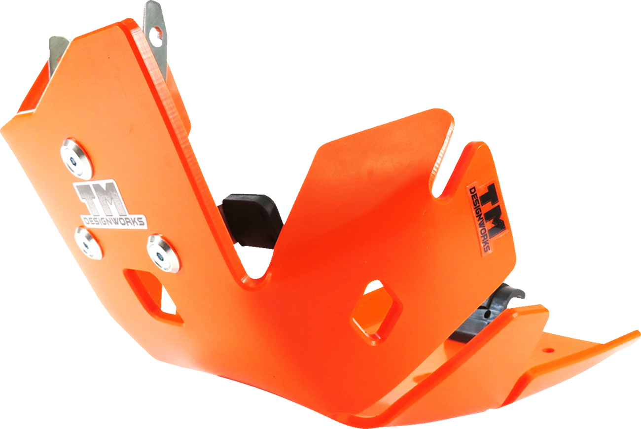 T.M. DESIGNWORKS Skid Plate - Orange KTMC-362-OR