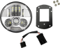 CUSTOM DYNAMICS ProBEAM® Headlight Kit - 5-3/4" - Chrome - FXLRST/FXRST PB-LRST-c