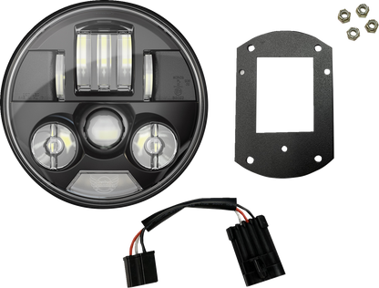 CUSTOM DYNAMICS ProBEAM® Headlight Kit - 5-3/4" - Black - FXLRST/FXRST PB-LRST-B