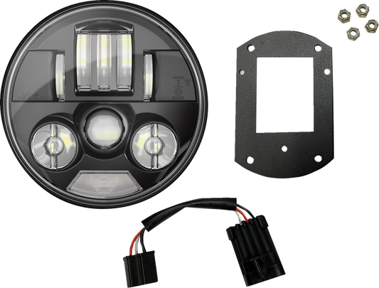 CUSTOM DYNAMICS ProBEAM® Headlight Kit - 5-3/4" - Black - FXLRST/FXRST PB-LRST-B