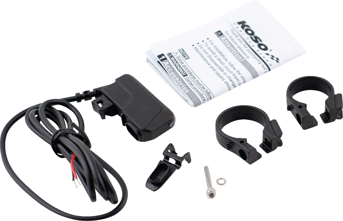 KOSO NORTH AMERICA USB-C Charger - Handlebar Mount KW011000