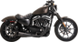 VANCE & HINES 2-into-1 Upsweep PCX™ Exhaust System - Stainless Steel - Black 47328