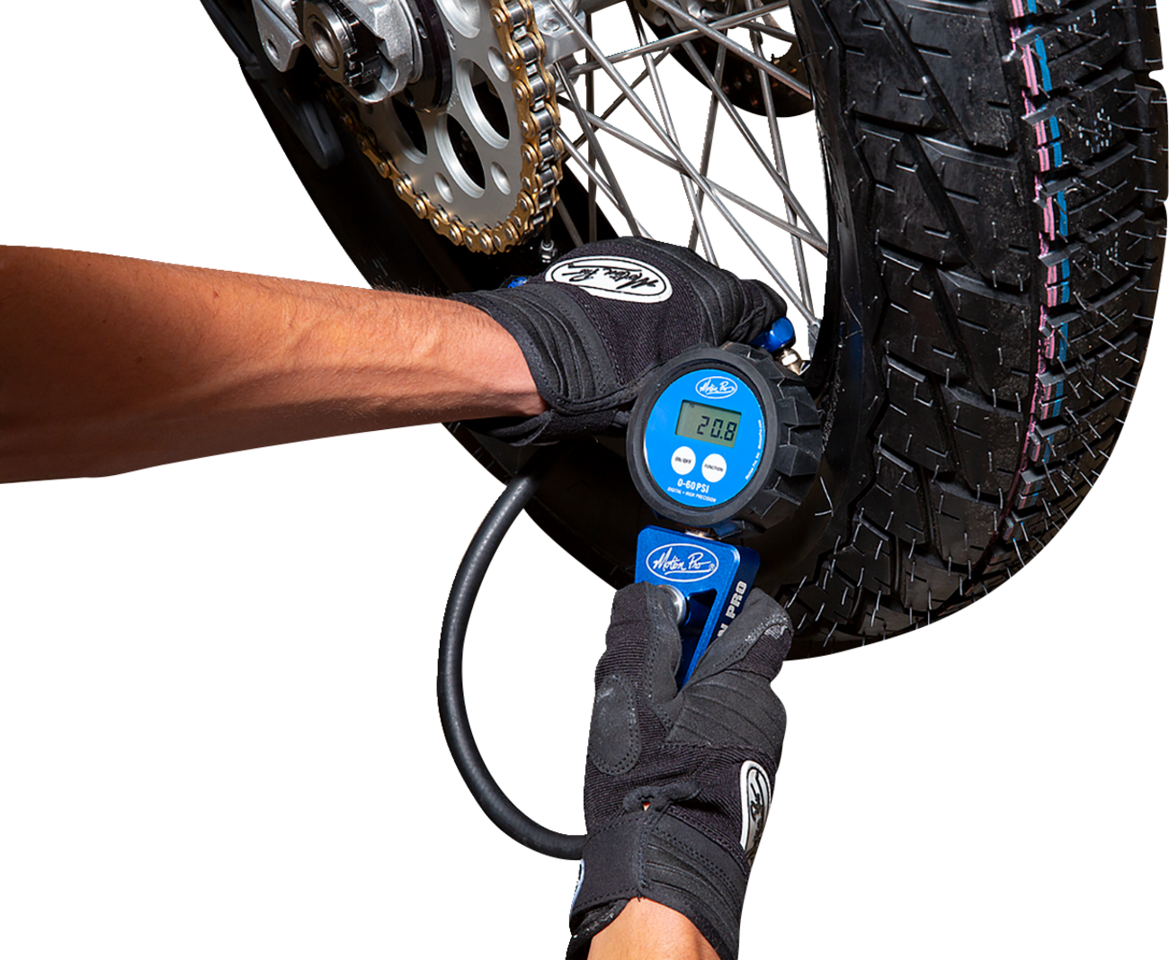 MOTION PRO Tire Pressure Gauge - Digital - 60 psi 08-0751