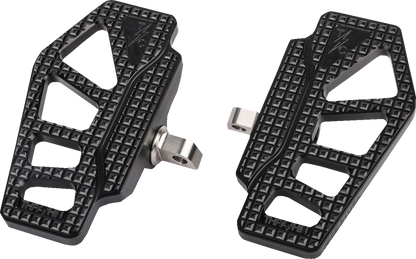 THRASHIN SUPPLY CO. Apex Mini Floorboards - Male Mount - Black TSC-2217-1-D