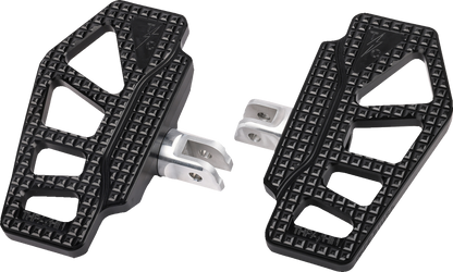 THRASHIN SUPPLY CO. Apex Mini Floorboards - Driver - Black TSC-2217-1-SF