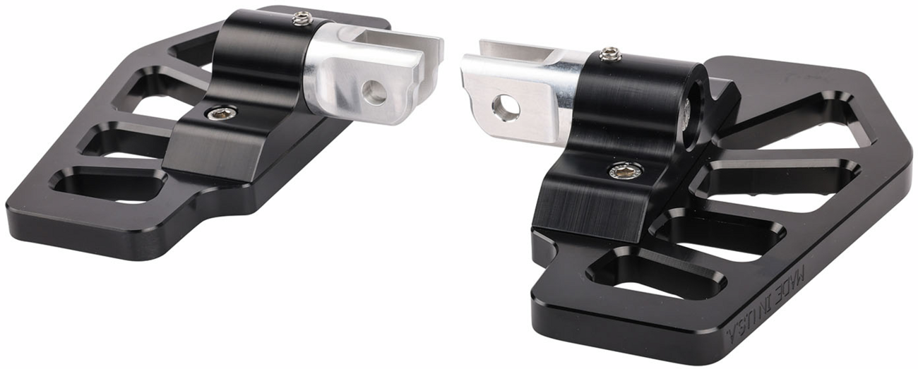 THRASHIN SUPPLY CO. Apex Mini Floorboards - Driver - Black TSC-2217-1-SF
