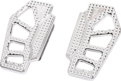 THRASHIN SUPPLY CO. Apex Mini Floorboards - Passenger - Chrome TSC-2217-3-BR