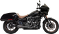 BASSANI XHAUST 2-into-1 The Ripper Short Road Rage Exhaust System - Black 1S74RBE