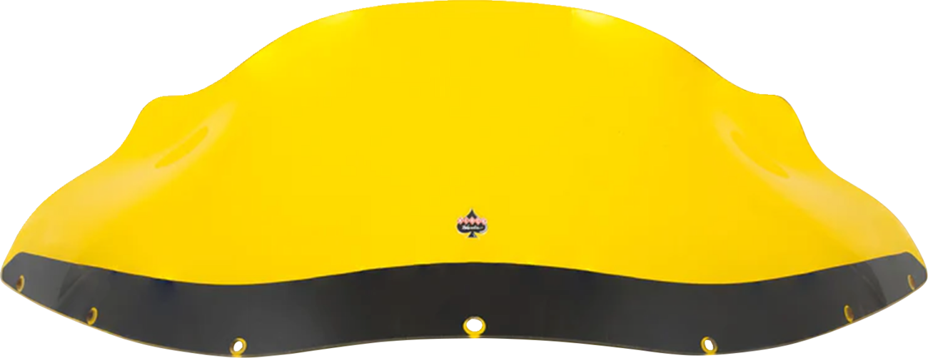 KLOCK WERKS Kolor Flare® Windshield - 9" - Yellow - FXRP KWW-02-0616