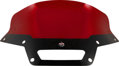 KLOCK WERKS Kolor Flare® Windshield - 6" - Red - '22-'25 FXLRST KWW-02-0622