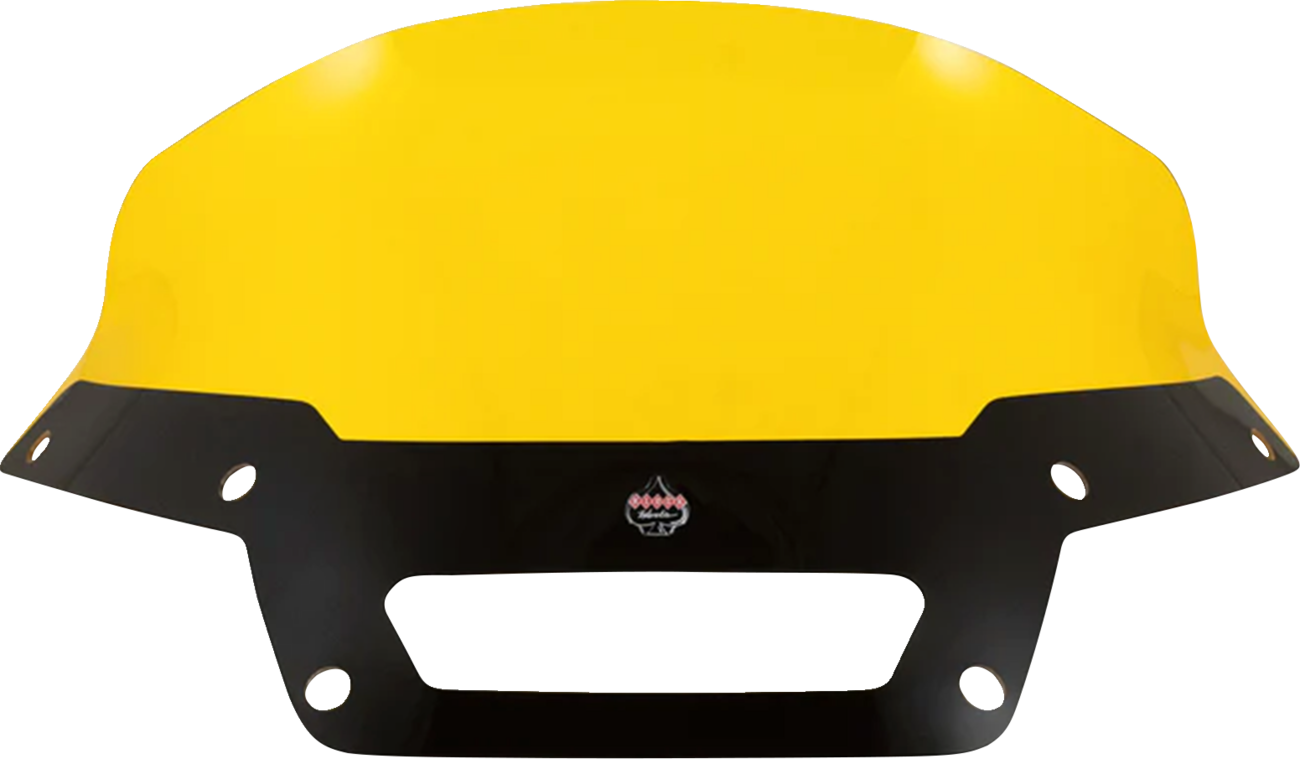 KLOCK WERKS Kolor Flare® Windshield - 6" - Yellow - '22-'25 FXLRST KWW-02-0624