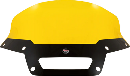 KLOCK WERKS Kolor Flare® Windshield - 6" - Yellow - '22-'25 FXLRST KWW-02-0624