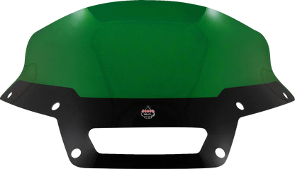 KLOCK WERKS Kolor Flare® Windshield - 6" - Green - '22-'25 FXLRST KWW-02-0625