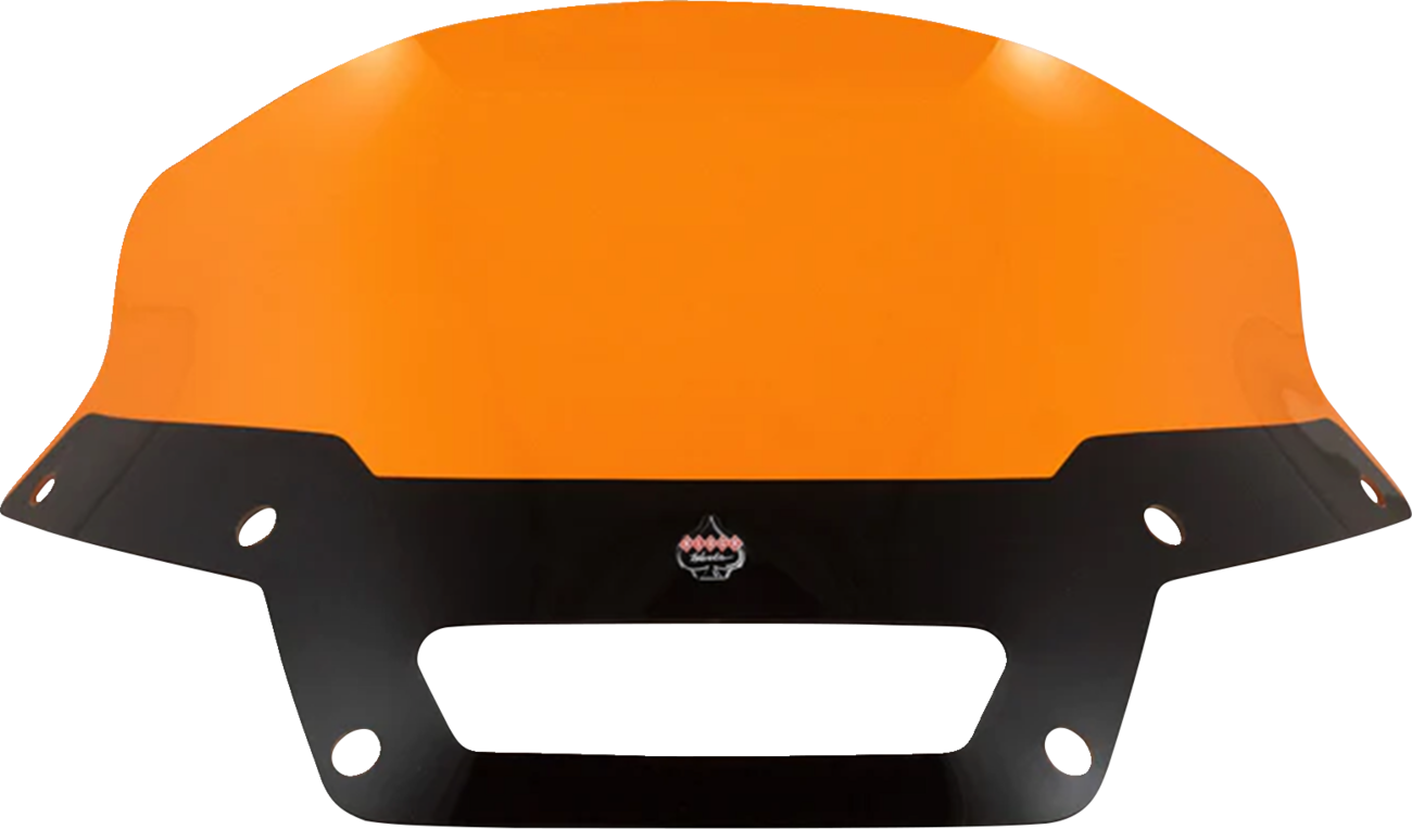 KLOCK WERKS Kolor Flare® Windshield - 6" - Orange - '22-'25 FXLRST KWW-02-0623