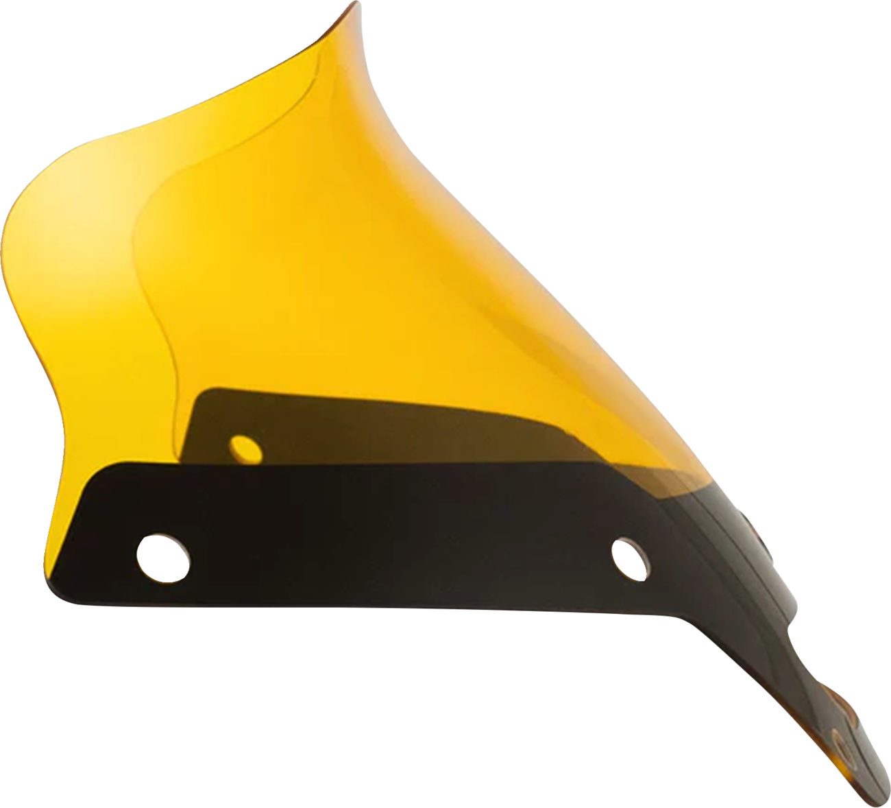 KLOCK WERKS Kolor Flare® Windshield - 6" - Yellow - '22-'25 FXLRST KWW-02-0624