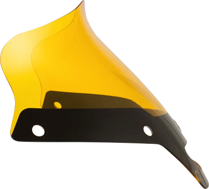 KLOCK WERKS Kolor Flare® Windshield - 6" - Yellow - '22-'25 FXLRST KWW-02-0624