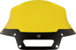 KLOCK WERKS Kolor Flare® Windshield - 8" - Yellow - '22-'25 FXLRST KWW-02-0631