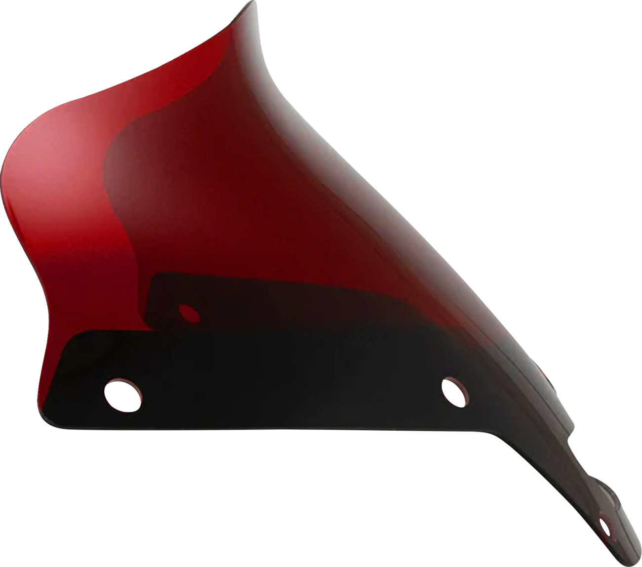 KLOCK WERKS Kolor Flare® Windshield - 6" - Red - '22-'25 FXLRST KWW-02-0622